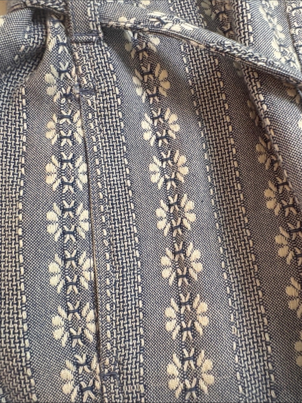 Madewell Floral Jacquard Tie-Waist Jacket 100% Cotton Size XXS - Picture 10 of 10